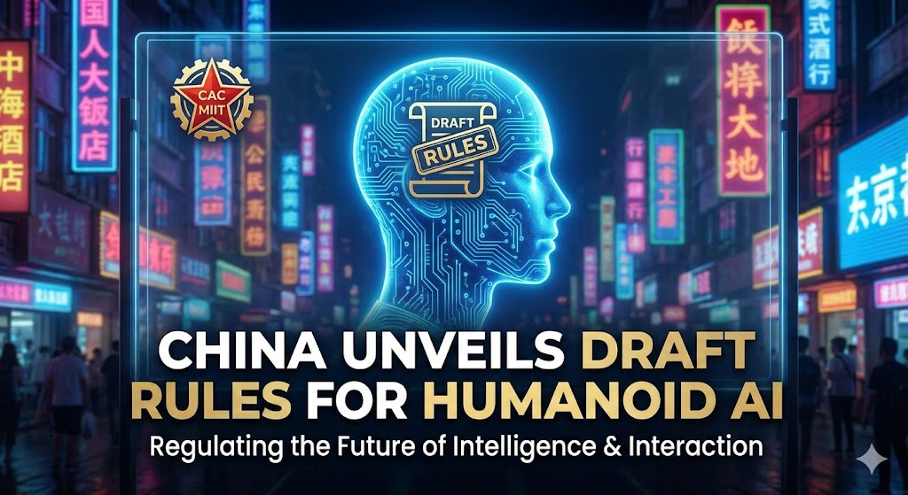 China unveils draft rules to regulate humanoid artificial intelligence
